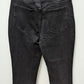 Abercrombie & Fitch Faded Black Ultra High-Rise Ankle Straight Jeans