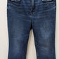 Good American Indigo Crop Mini Bootcut Jeans