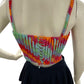 Recycled Threads Crochet Multicolor Crop Top