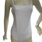RioRia White Spaghetti Strap Bodysuit