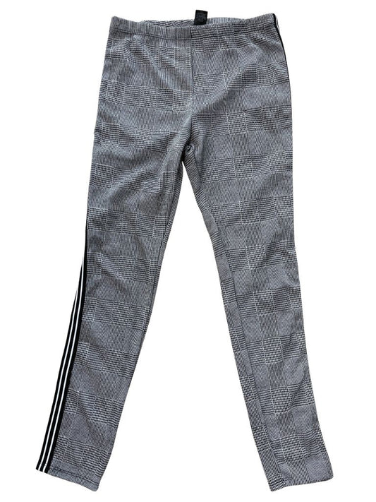See You Monday Black/White Plaid Leggings