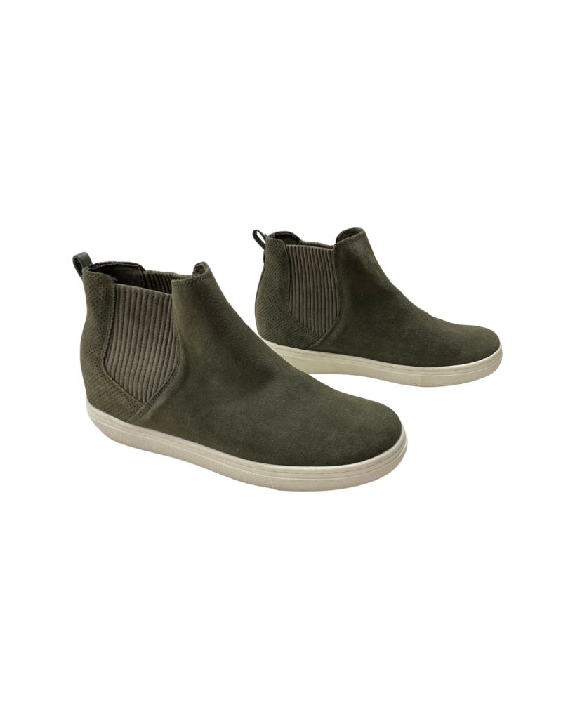 Skechers Olive Green Suede Boots