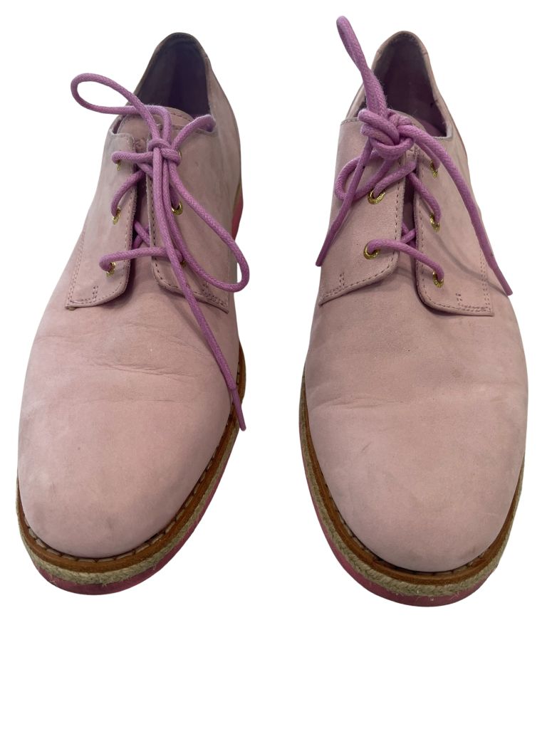 Sperry Pink Lace Up Loafer