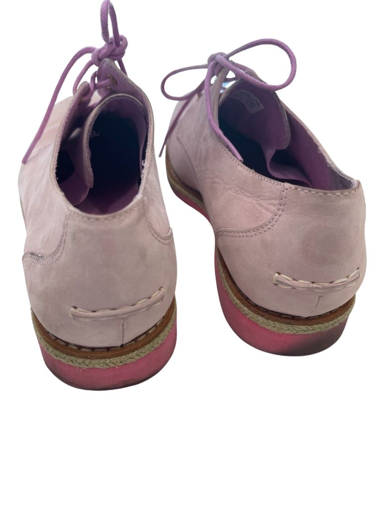 Sperry Pink Lace Up Loafer