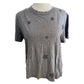 Splendid Grey Tee with Dark Stars