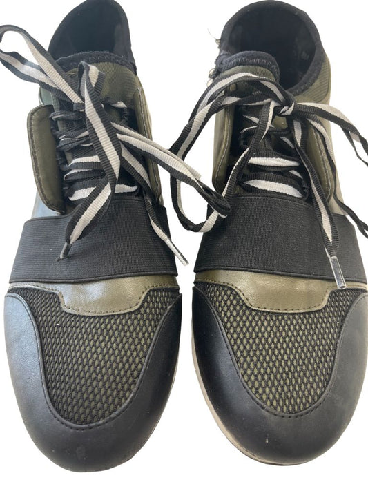 Steve Madden Black/Olive 'Kaiyo' Sneaker