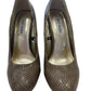 Steve Madden Taupe Snakeskin Pattern Heels