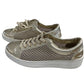 Steven Gold Lace Up Perforated Sneaker