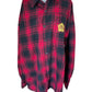 Supernatural Black/Red Plaid Button Up Long Sleeve Shirt