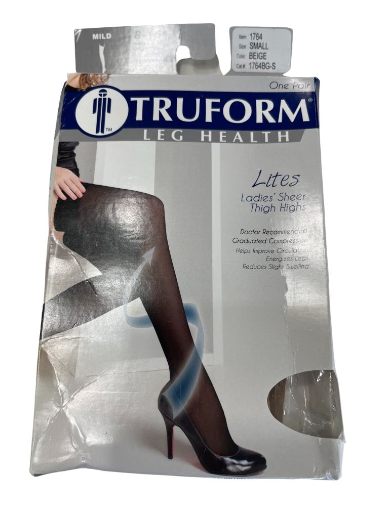 Trueform Leg Health Nude Thigh Highs Compression