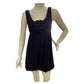 Twenty One Black Tank Bubble Bottom Mini Dress