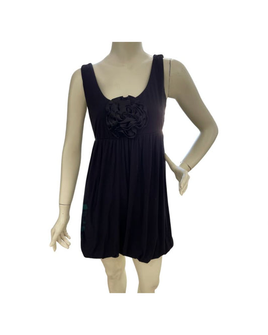 Twenty One Black Tank Bubble Bottom Mini Dress