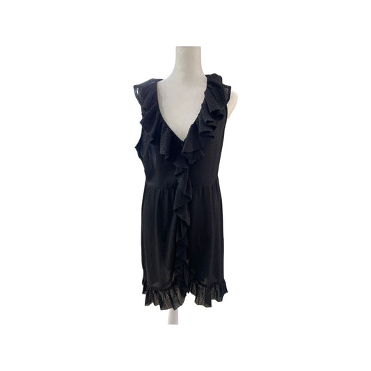 Twenty One Black Ruffled Dress