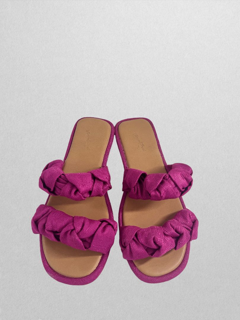 Universal Thread Pink Ruffled Strappy Sandal