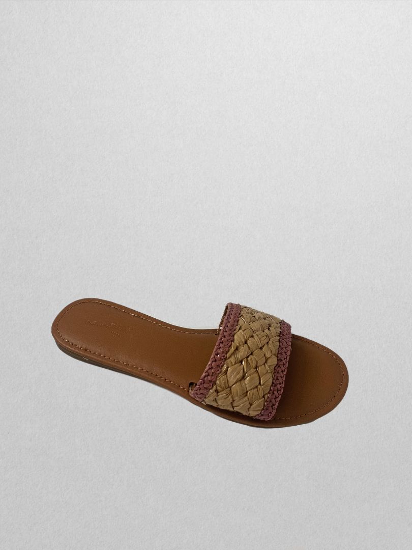 Universal Thread Taupe Braided Strap Sandal