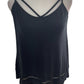 Ultra Flirt Black Spaghetti Strap Tank
