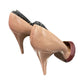 Valentino Brown/Maroon Leather Heels