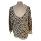Vince Camuto Black and White Print Sweater