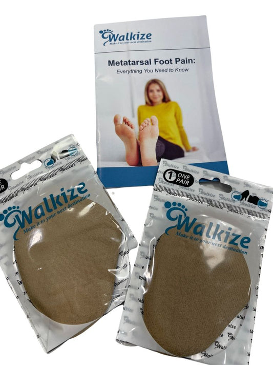 Walkize Nude Metatarsal/Ball of Foot Pads for Shoes