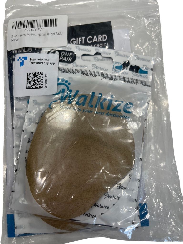 Walkize Nude Metatarsal/Ball of Foot Pads for Shoes