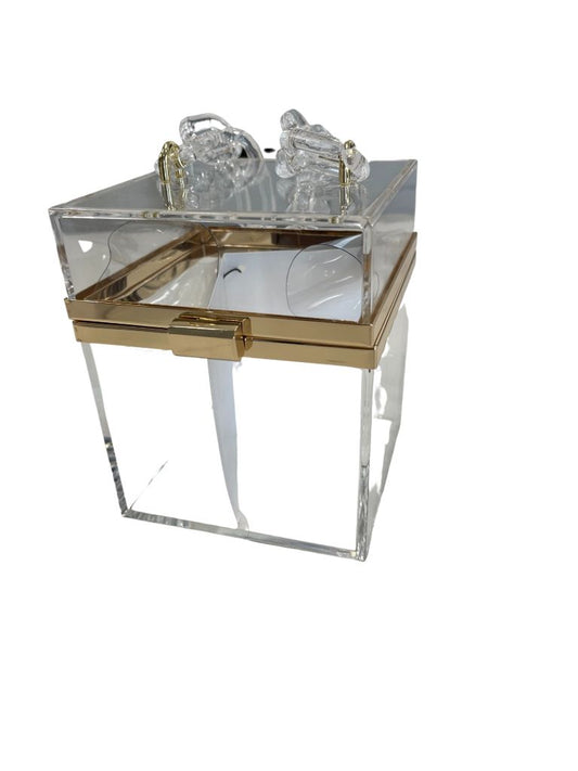 Weddinghelper Clear Acrylic Square Evening Bag