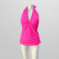 Yonique Hot Pink Tankini Swim Top