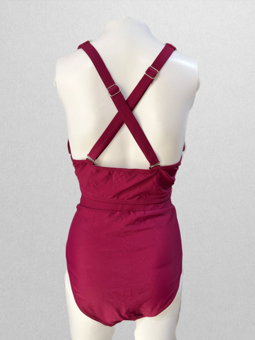 Aqua Eve Wine Swim Two Piece