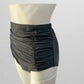 Black High Waist Swim Bottom with Side Ruching