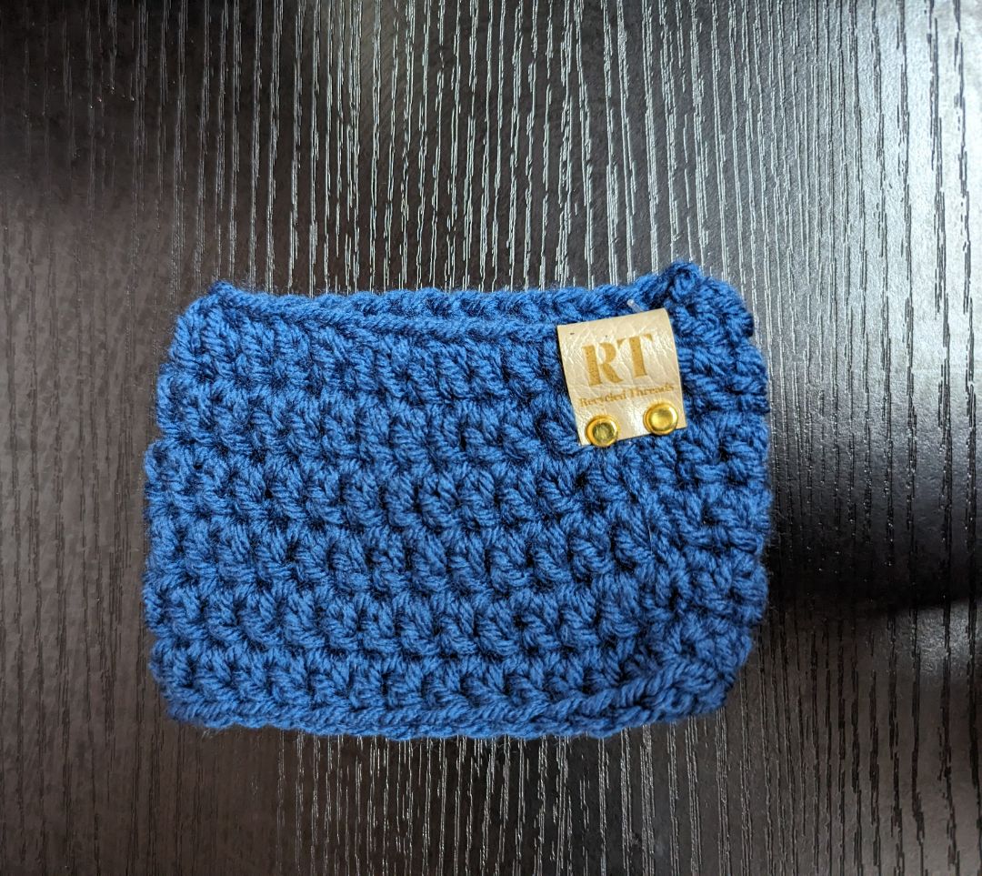 Recycled Threads Blue (M) Mug Cozy