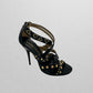 Boston Proper Black/Gold Studded Heels
