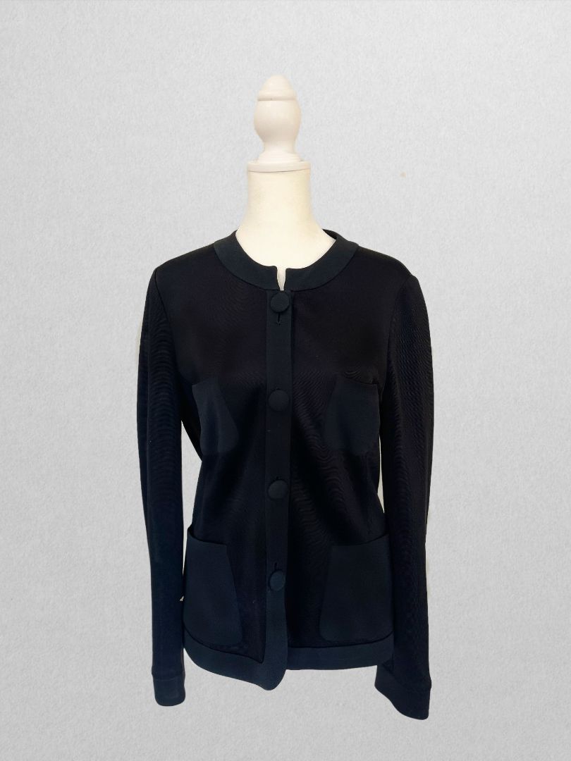 Carlisle Black Button-up Cardigan