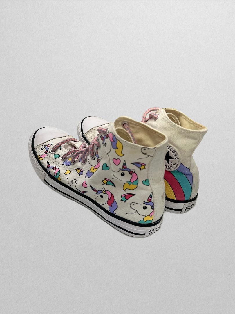 Converse Unicorn/Rainbow High Top Sneaker