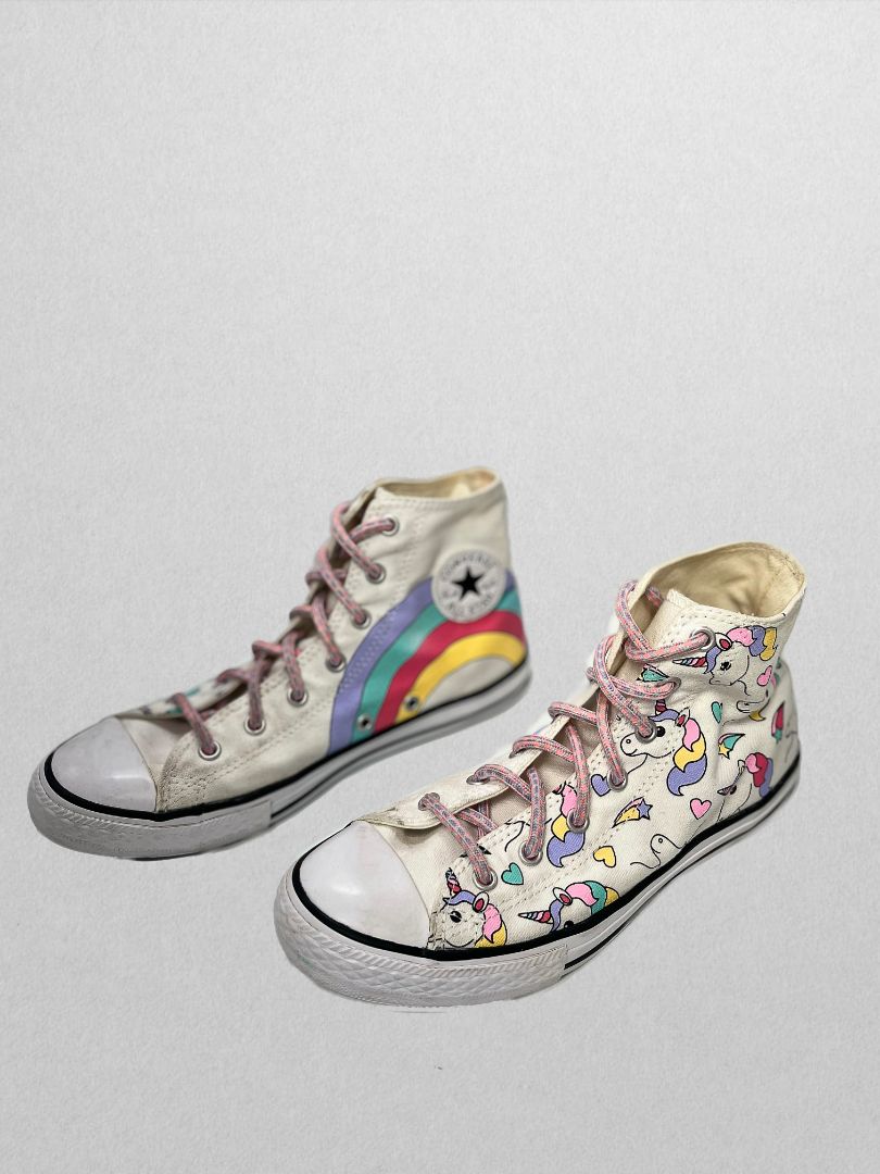 Converse Unicorn/Rainbow High Top Sneaker