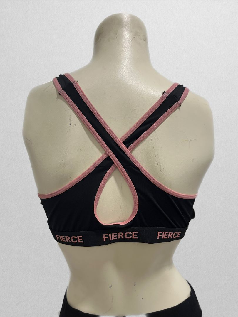 Fierce Black Bra with Sport Band (XL)