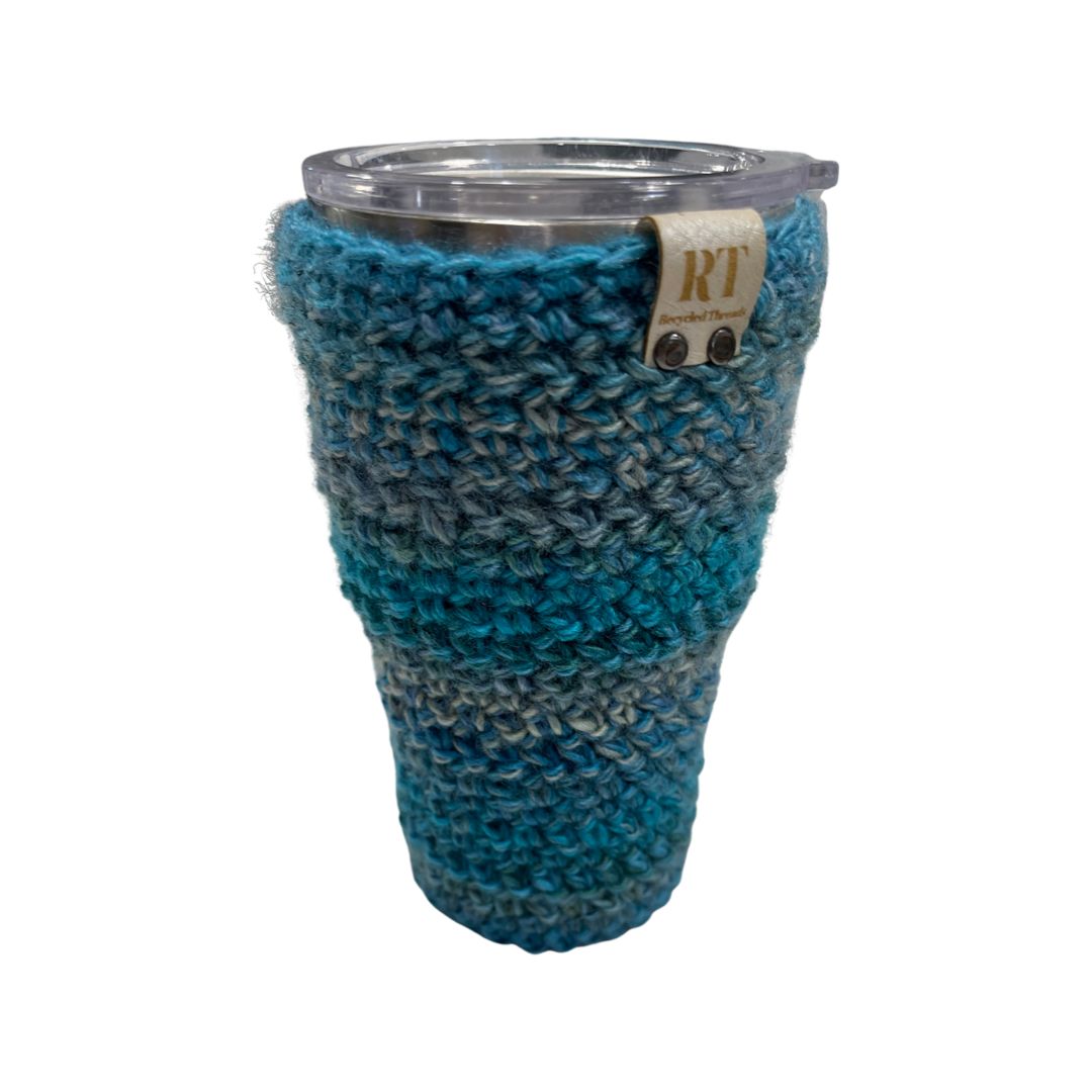 Recycled Threads Blue (L) Drink Cozy