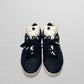 Michael Kors Black Fashion Sneaker with White/Black Flowers