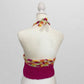 Recycled Threads Pink Handmade Crochet Halter Top