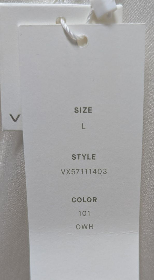 vince. Off White Silk Button-Down Blouse