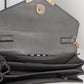 Urban Expression Grey/Gold Foldover Crossbody Purse