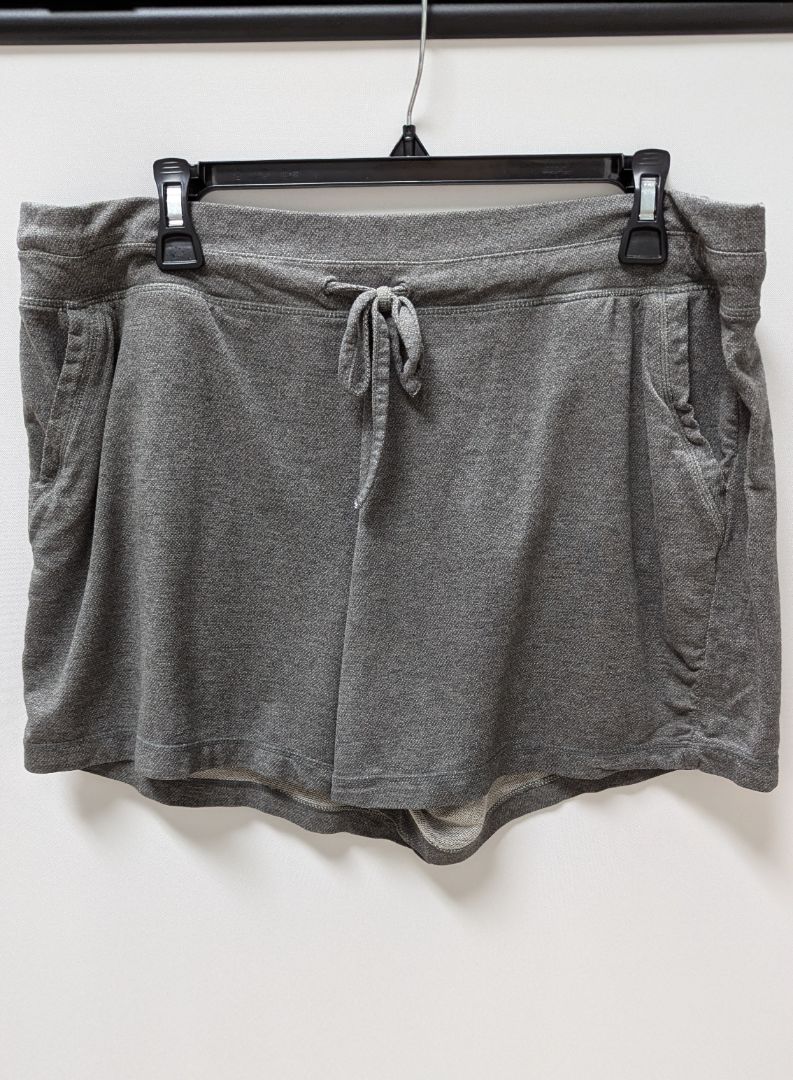 32 Degrees Cool Dark Grey Knit Sweat Shorts