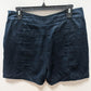 Jones New York Navy Linen Sailor Shorts
