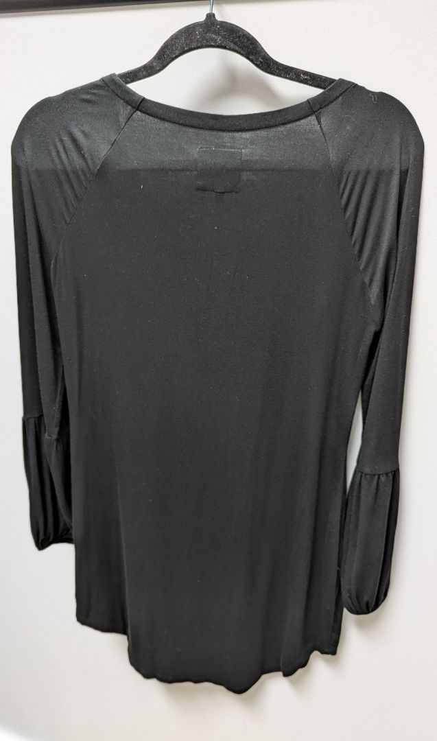 CHASER Black Lace-Up Tunic Mini Dress