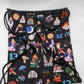 Taylor Swift Black Graphic Drawstring Backpack