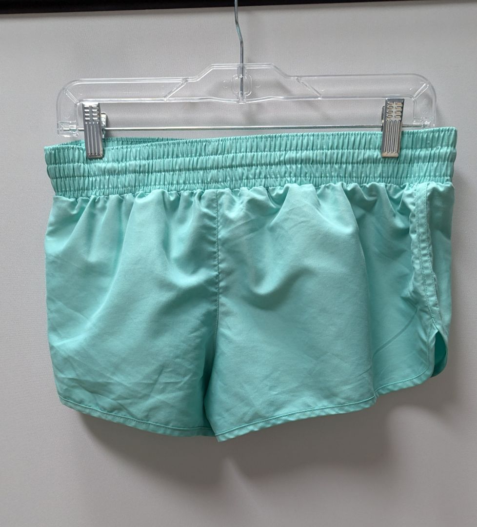 BONGO Turquoise Elastic Waist Active Shorts