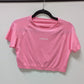 Alpalete Hot Pink Cropped Active T-Shirt