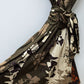 Marks & Spencer Green Floral Tie-Waist Dress