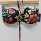 Kate Spade Blue Blazer Bandeau Bikini Swimsuit Set