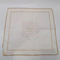 Christian Dior White/Orange Polka-Dot Handkerchief