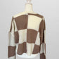 Sincerely Jules Checkered Crop Sweater