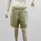 Wild Fable Green High Rise Bermuda Shorts Distressed (2)